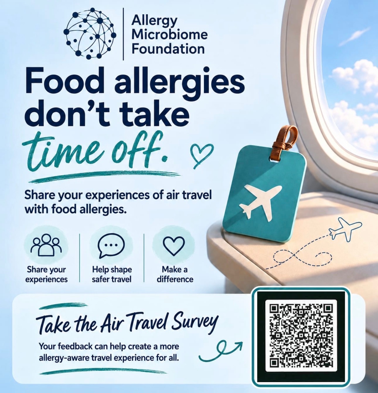 Flying with Food Allergies Shouldn’t Feel Risky: Take the Survey and Help Drive Change